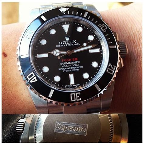 rolex x supreme price|supreme x Rolex date.